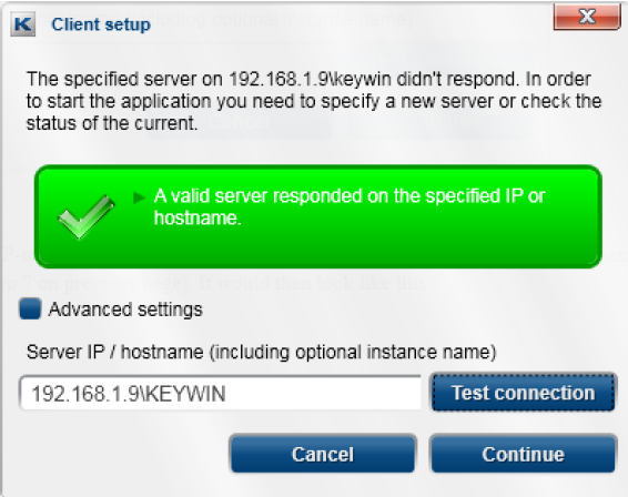 Keywin 5 client setup – Creone Helpcenter